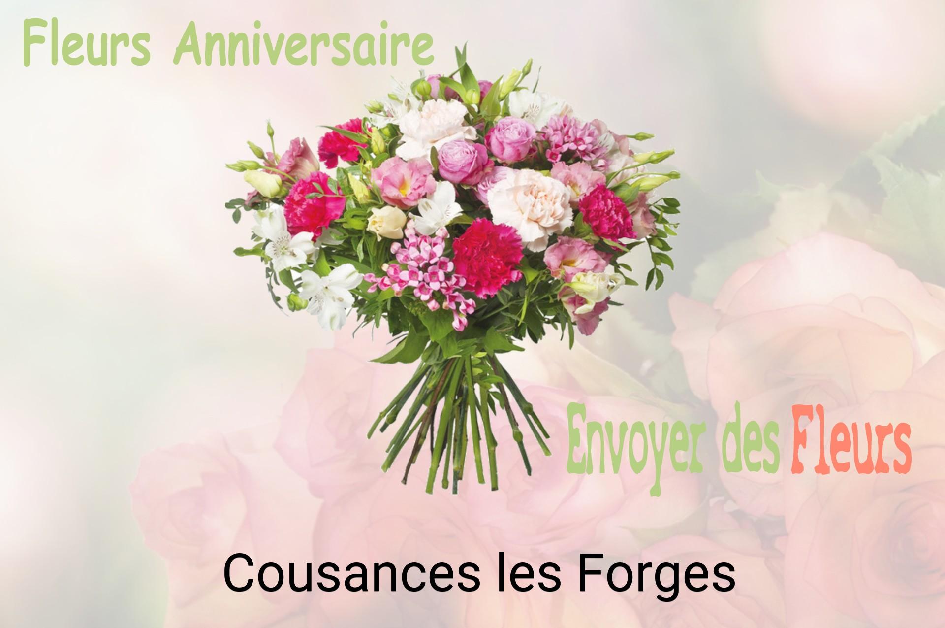 Bouquet de fleurs d’anniversaire livré à Cousances-les-Forges
