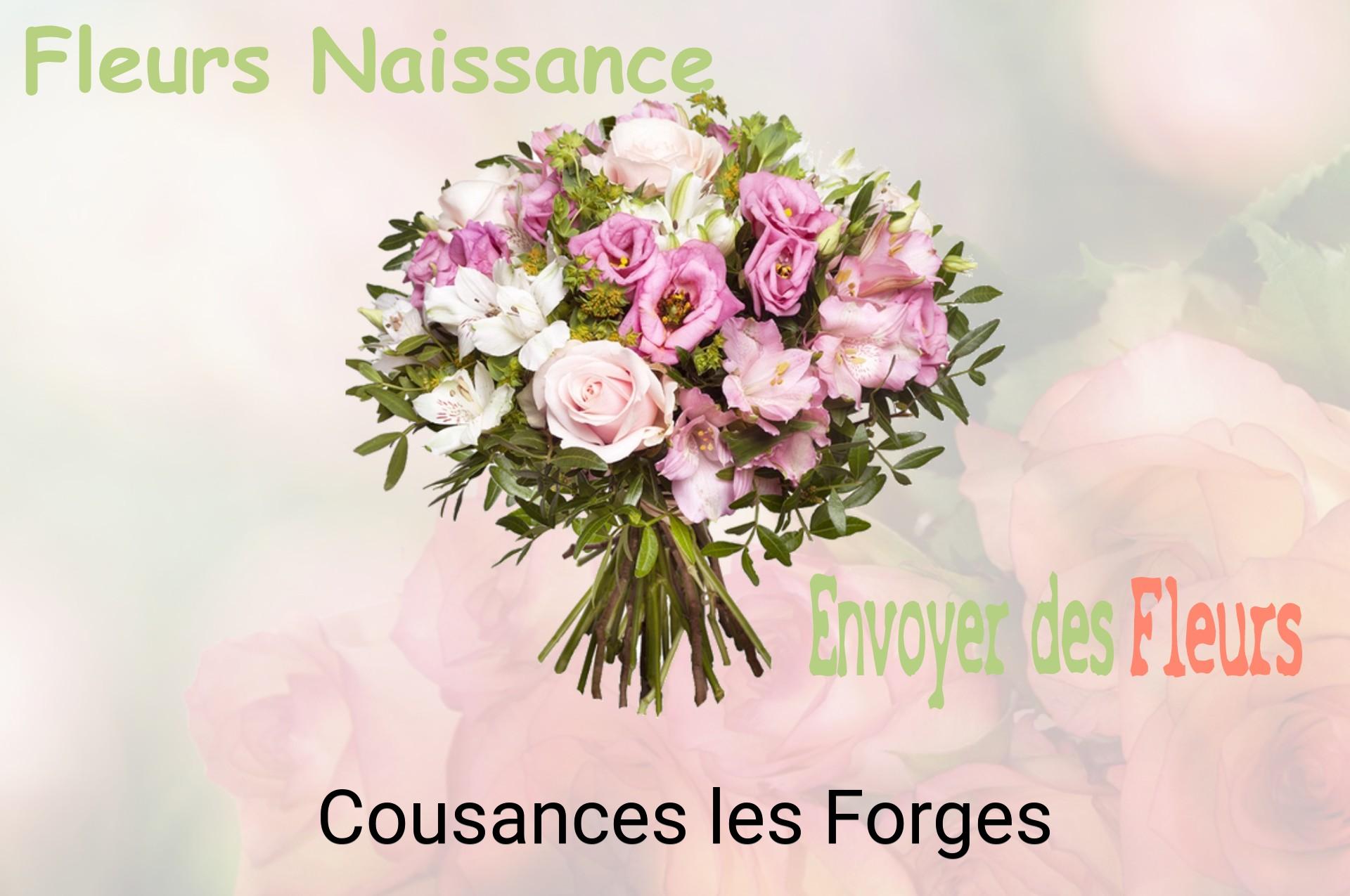 Bouquet de fleurs de naissance livré à Cousances-les-Forges